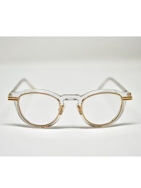 Warby Parker Clear/Gold Arti Frames - Glasses Like New, Never Worn